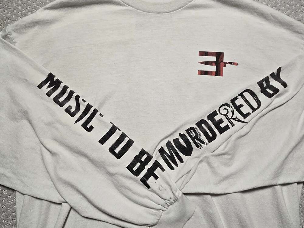 Eminem Music To Be Murdered By White Long Sleeve T-Shirt
